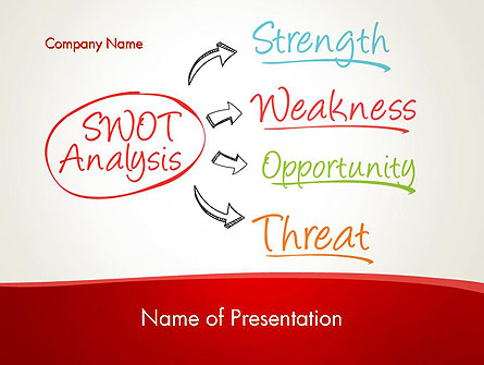 SWOT Analysis Strategy Presentation Template, Master Slide