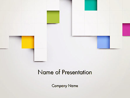 Abstract Folders Presentation Template, Master Slide