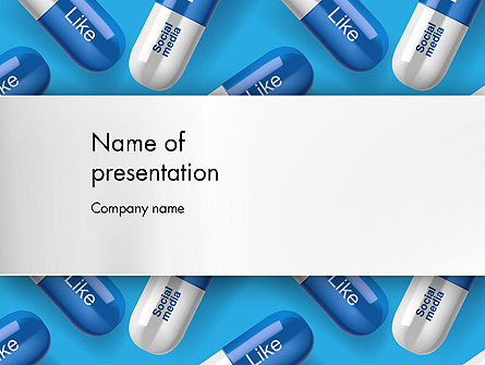 Social Pills Presentation Template, Master Slide