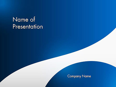 Abstract White Wave Presentation Template, Master Slide