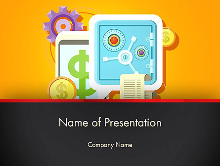Internet Banking Presentation Template, Master Slide