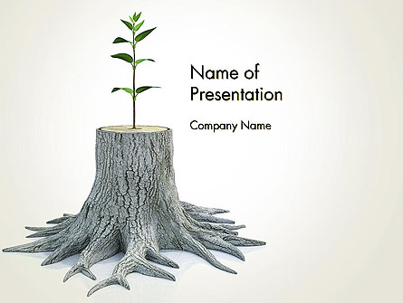 Tree Stump Presentation Template, Master Slide