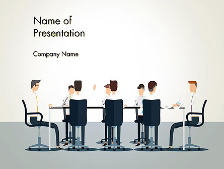 Working Group Meeting Presentation Template, Master Slide
