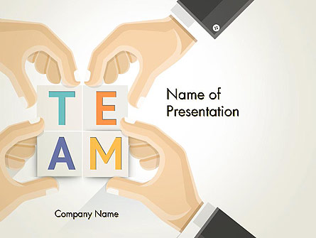 Team Building Blocks Presentation Template, Master Slide