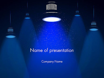 Lighting Presentation Template, Master Slide