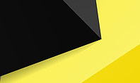 Yellow and Black Shapes Presentation Template
