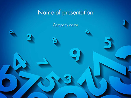 Scattered Figures Presentation Template, Master Slide