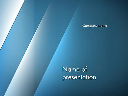 Abstract Background with Blue Layers Presentation Template, Master Slide