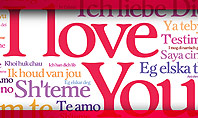 Declaration of Love in Different Languages Presentation Template