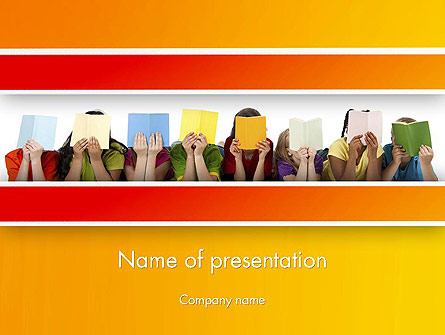 Story Time with Kids Presentation Template, Master Slide