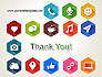 Flat Social Media Icons slide 20