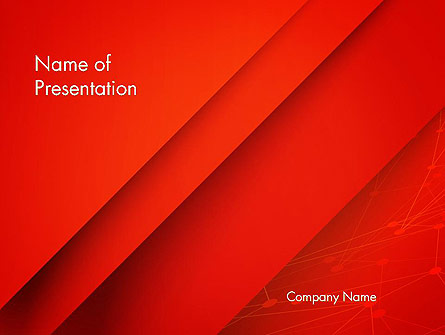Abstract Red Layered Presentation Template, Master Slide