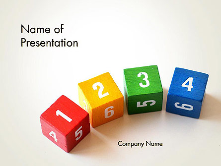 Learning to Count Presentation Template, Master Slide