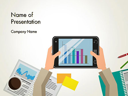 Company Performance Analysis Presentation Template, Master Slide