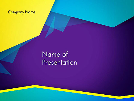 Abstract Cutted Edges Presentation Template, Master Slide