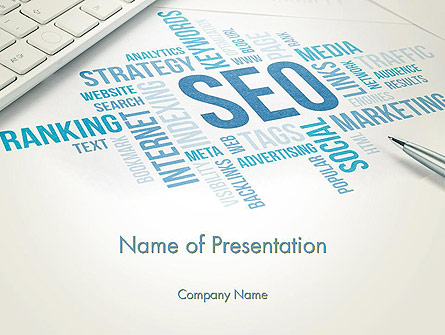 SEO Marketing Presentation Template, Master Slide
