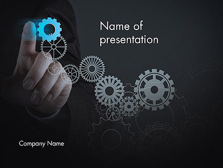 Project Launch Concept Presentation Template, Master Slide