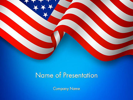 American Patriotism Presentation Template, Master Slide