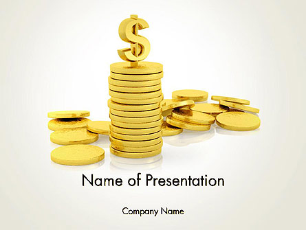 Financial Responsibility Presentation Template, Master Slide