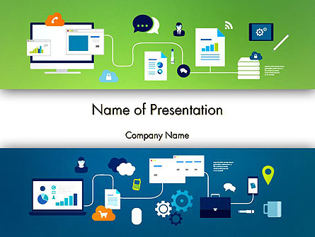 Business Process Management Presentation Template, Master Slide