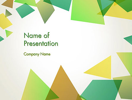 Geometric Patches Abstract Presentation Template, Master Slide