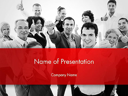 Happy Clients Presentation Template, Master Slide