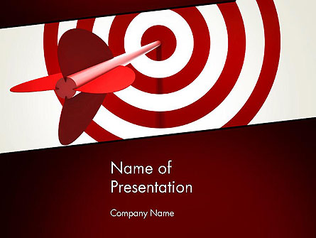 Hit the Target Presentation Template, Master Slide