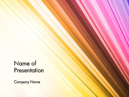 Colorful Strings Presentation Template, Master Slide