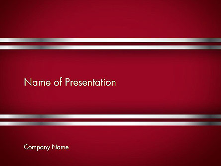 Metal Strips Abstract Presentation Template, Master Slide