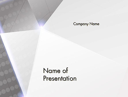 Abstract Refracting Surfaces Presentation Template, Master Slide
