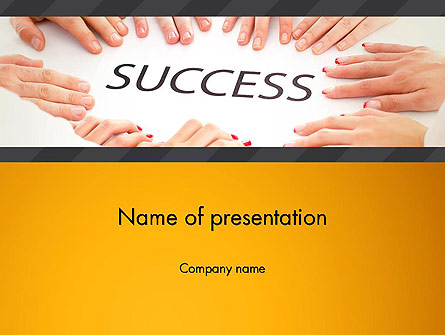 Working for Success Presentation Template, Master Slide