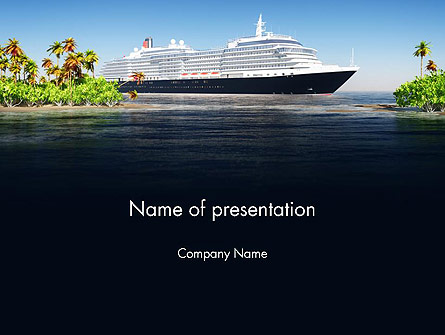 Cruise Ship Presentation Template, Master Slide