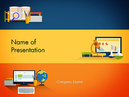 Educational Subjects Presentation Template, Master Slide