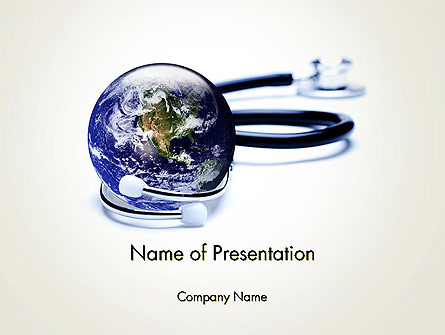 Global Medicine Concept Presentation Template, Master Slide
