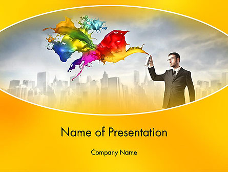 Corporate Creative Presentation Template, Master Slide