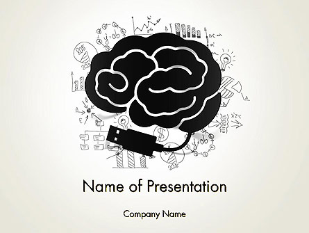 Brain Training Concept Presentation Template, Master Slide