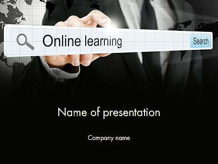 Online Tutoring Presentation Template, Master Slide