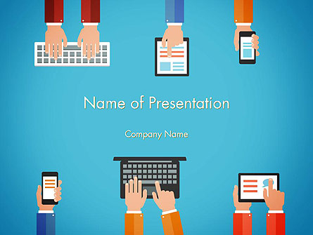 Digitization Presentation Template, Master Slide