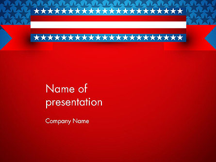 American Independence Presentation Template, Master Slide