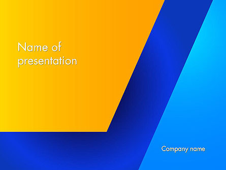 Angular Abstract Presentation Template, Master Slide