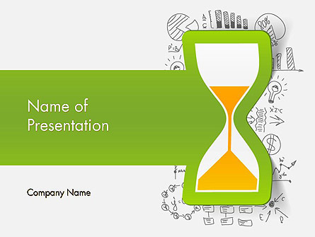 Time Glass Presentation Template, Master Slide