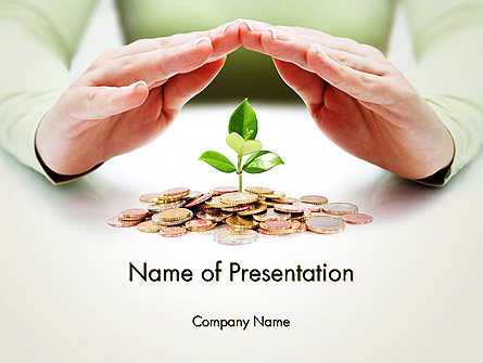Green Finance Presentation Template, Master Slide