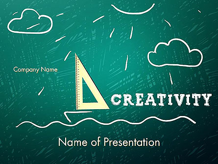 Creativity School Presentation Template, Master Slide