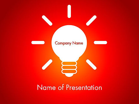 Good Creative Idea Presentation Template, Master Slide