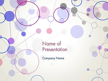 Connections and Nodes Presentation Template, Master Slide