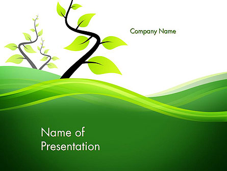 Spring Background Presentation Template, Master Slide