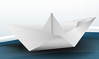 Origami Paper Boat Presentation Template