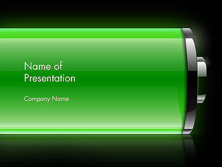 Battery Saving Tips Presentation Template, Master Slide