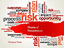 Risk Management Word Cloud slide 1