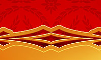 Golden Frame on Brocade Ornament Presentation Template